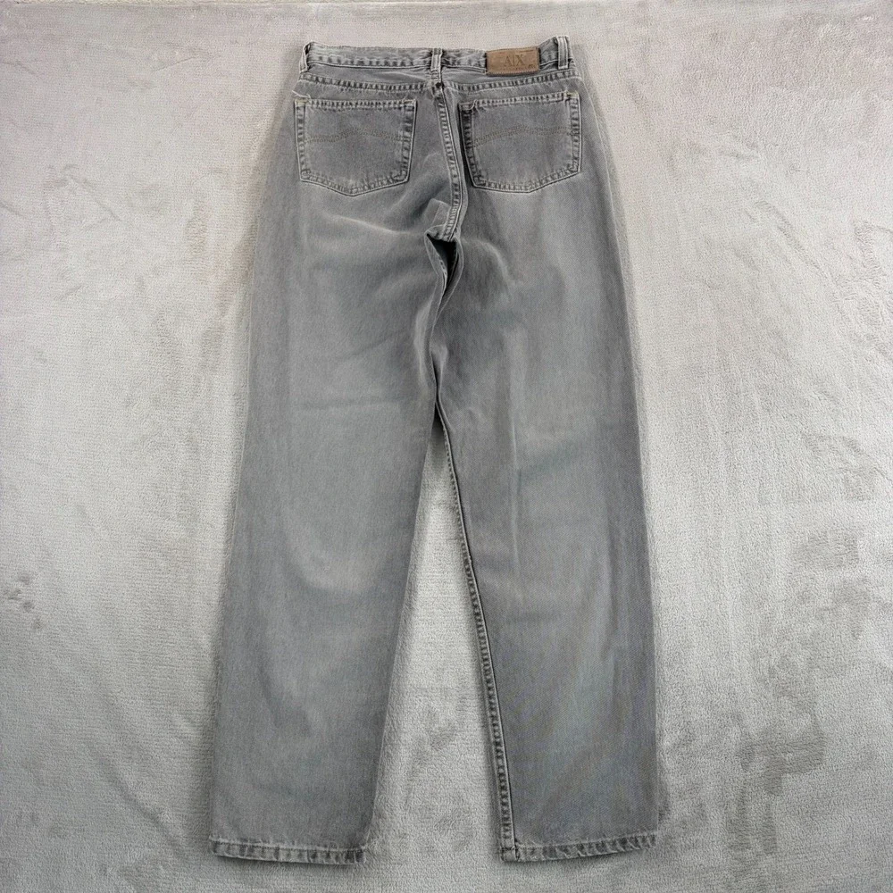 Vintage Armani‎ Exchange Jeans Men Actual 29x31 (Tag 33x34) Grey Disney Pictures